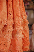 Load image into Gallery viewer, Eyelet Skirt in Arancia