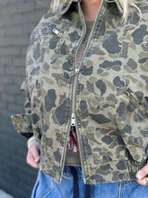 Load image into Gallery viewer, Duties Camo Bomber Jacket