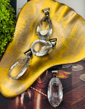 Load image into Gallery viewer, Clear Crystal Pendants for Necklaces