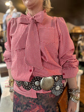 Load image into Gallery viewer, Dylan Top in Red Gingham