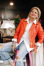 Load image into Gallery viewer, Wild RF Leather Jacket in Spice