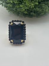 Load image into Gallery viewer, Mini Soleil Ring in Jet Trim