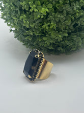 Load image into Gallery viewer, Mini Soleil Ring in Jet Trim