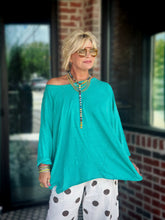 Load image into Gallery viewer, By the Bay Top in Teal