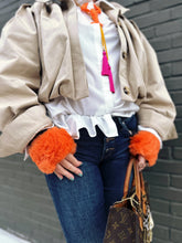 Load image into Gallery viewer, Verified Fingerless Gloves in Orange