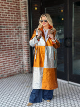 Load image into Gallery viewer, In-Zone Metallic Trench Coat