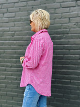 Load image into Gallery viewer, Damson Gingham Top in Bubbles