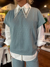 Load image into Gallery viewer, Got A Secret Sequin Button-Up Top