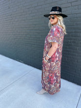 Load image into Gallery viewer, Frolic & Wonder Tee Dress in Woodland Meadow