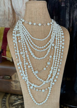 Load image into Gallery viewer, Stack ‘Em Up Pearl Beaded Necklace
