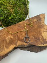 Load image into Gallery viewer, Diamond Pave Horse bit Necklace
