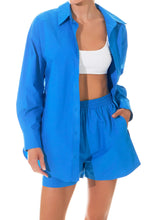 Load image into Gallery viewer, Ralph Button-Up Top in Berry