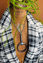 Load image into Gallery viewer, Hock Studded Horse Bit Necklace