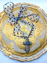 Load image into Gallery viewer, Creed Cross Necklace in Turquoise