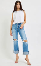 Load image into Gallery viewer, Shelly Crop Straight Jeans