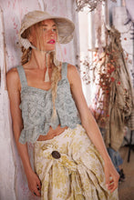 Load image into Gallery viewer, Olive Eyelet Ruffle Cami in Dove Ash