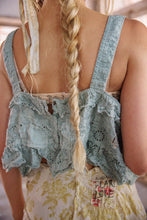 Load image into Gallery viewer, Olive Eyelet Ruffle Cami in Dove Ash