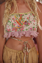 Load image into Gallery viewer, Eyelet Layering Wrap Tank in Emma Rose