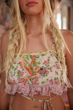 Load image into Gallery viewer, Eyelet Layering Wrap Tank in Emma Rose