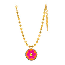 Load image into Gallery viewer, Toshka Necklace in Citrus Lime Champagne
