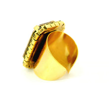 Load image into Gallery viewer, Mini Soleil Ring in Jet Trim