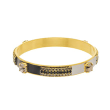 Load image into Gallery viewer, Mireya Bangle in Black & White