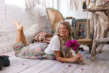 Load image into Gallery viewer, Quilted Love Overalls in Cherry Blossom