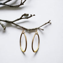 Load image into Gallery viewer, Leather Hoop Earrings