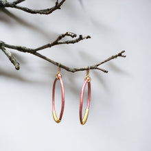 Load image into Gallery viewer, Leather Hoop Earrings