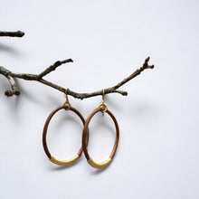 Load image into Gallery viewer, Leather Hoop Earrings