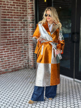 Load image into Gallery viewer, In-Zone Metallic Trench Coat
