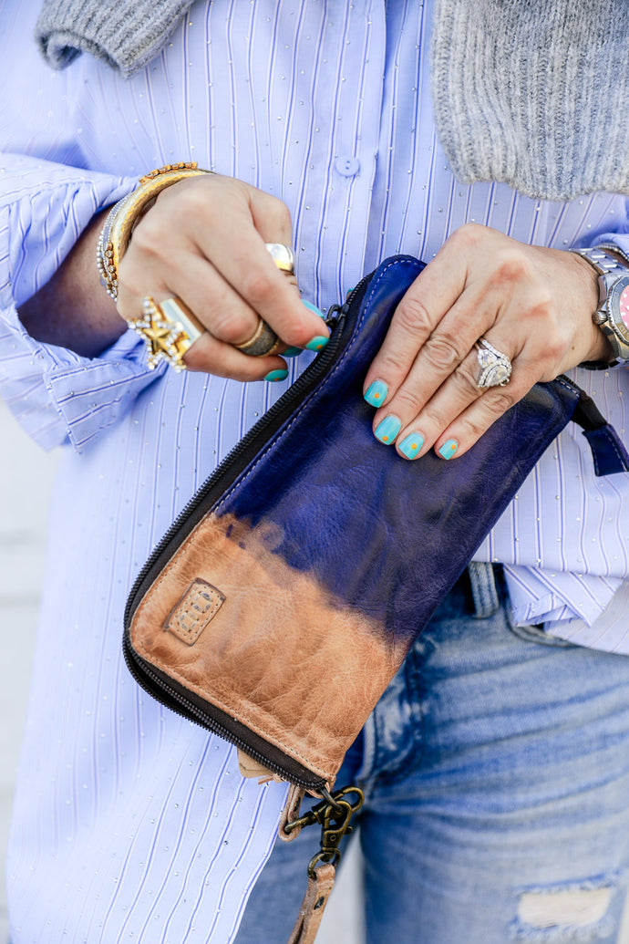 Templeton ll Versatile Wallet or Crossbody in Taro Latte