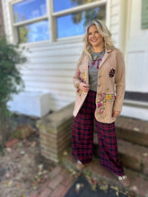 Load image into Gallery viewer, Grid Lock Plaid Pants
