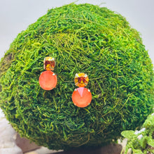 Load image into Gallery viewer, Sienna Molly Earrings in Astral/Electric Orange
