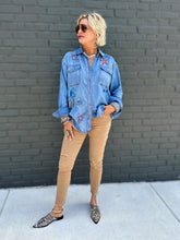 Load image into Gallery viewer, Stellar Star Denim Top
