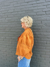 Load image into Gallery viewer, Spice Eyelet Top
