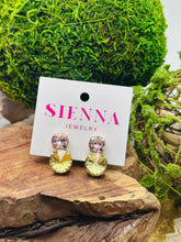 Load image into Gallery viewer, Sienna Molly Earrings in Topaz/Pink
