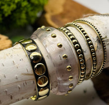 Load image into Gallery viewer, 5 Dot Bangle Set in Gold
