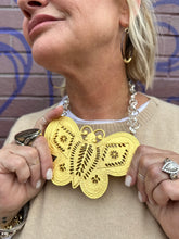 Load image into Gallery viewer, Mother Moth Necklace in Matte Gold
