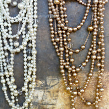 Load image into Gallery viewer, Stack ‘Em Up Pearl Beaded Necklace
