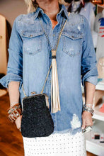 Load image into Gallery viewer, Fresh Cut Denim Top
