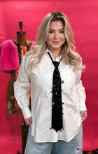 Load image into Gallery viewer, Trinity Sequin Tie Top
