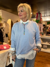 Load image into Gallery viewer, Sal Striped Pullover
