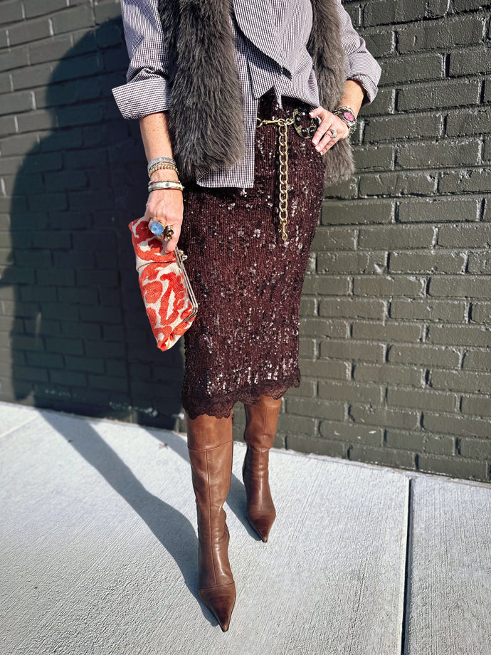 Rich In Love Midi Skirt