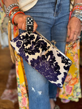 Load image into Gallery viewer, Kate Clutch Purse in Blueberry Glam
