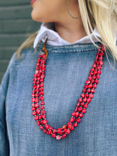 Load image into Gallery viewer, Slack Coral &amp; Turquoise Necklaces
