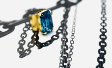 Load image into Gallery viewer, Mini Soliel Ring in Teal Ignite
