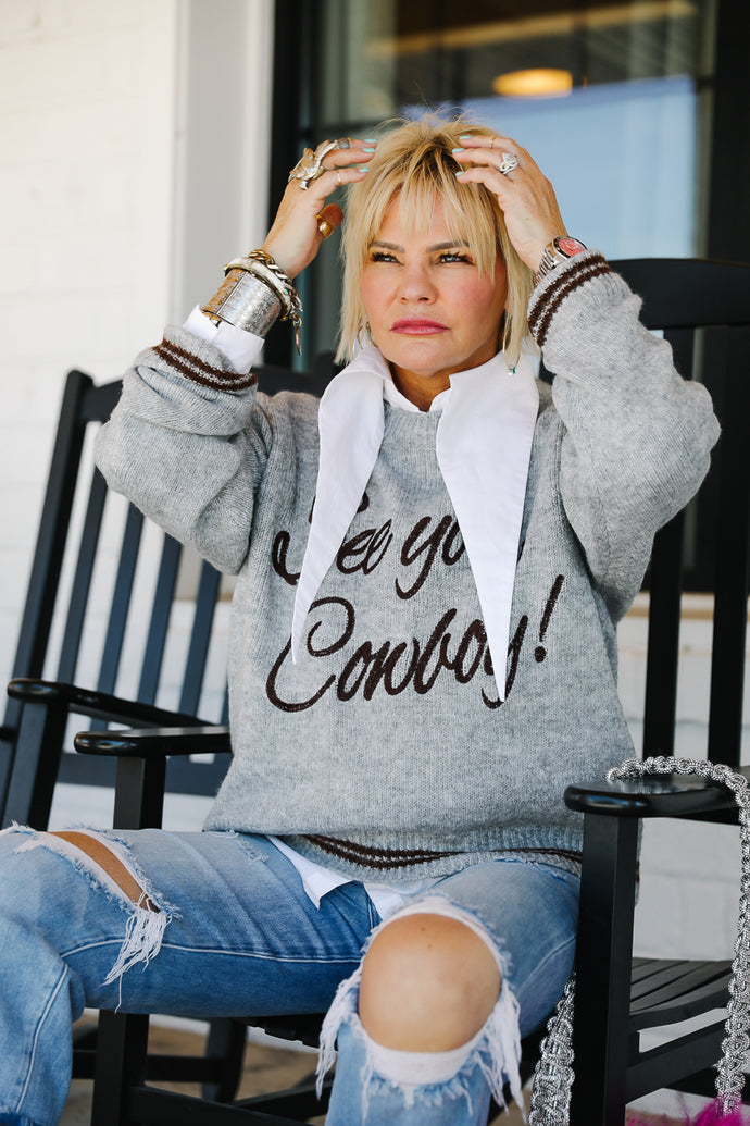 See You Cowboy Sweater