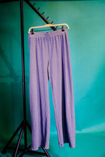 Load image into Gallery viewer, Candy Pants in Striped Brown &amp; Blue
