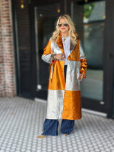 Load image into Gallery viewer, In-Zone Metallic Trench Coat
